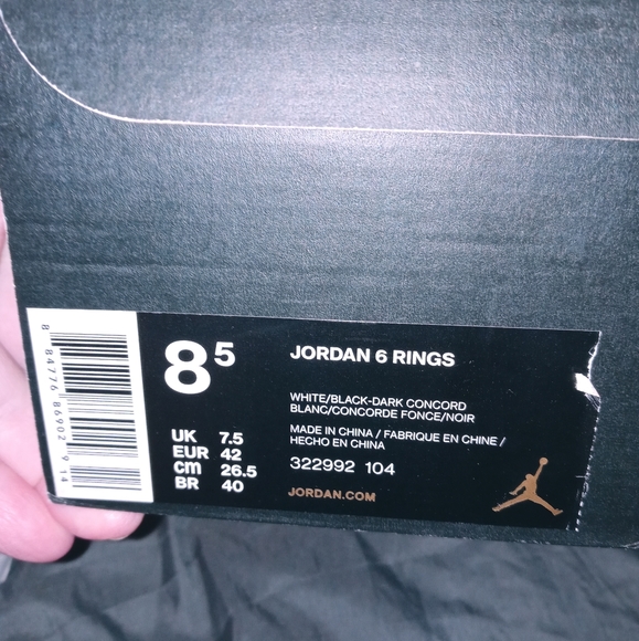 Air Jordan 6 rings concord 2017 - Picture 2 of 13